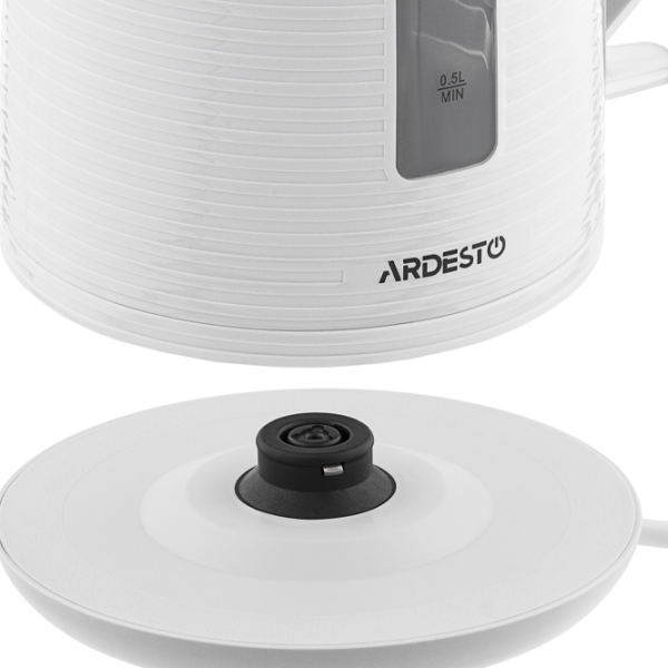 Ceainic electric Ardesto EKL-F17WG White 2150 W, 1.7 l, Material interior: Plastic photo 4