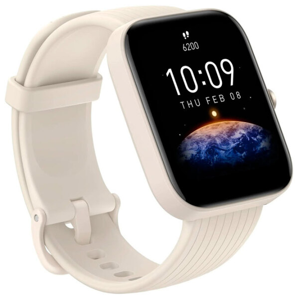 Ceas inteligent Amazfit Bip 3 Pro Cream 1.69" | 20 mm | Plastic/ Silicon
| photo 3
