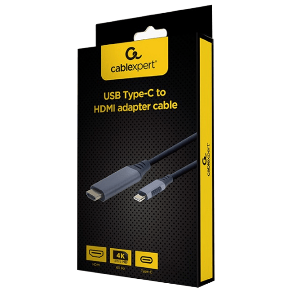 Cablu video Cablexpert CC-USB3C-HDMI-01-6 HDMI/ USB Type-C Black  photo 3