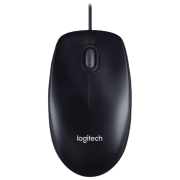 Мышь Logitech M100 Черный Проводная, 1000 dpi