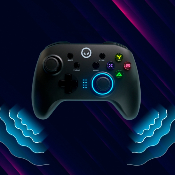 Gamepad Lorgar TRIX-510 Black Fără fir / 16 buttons photo 7