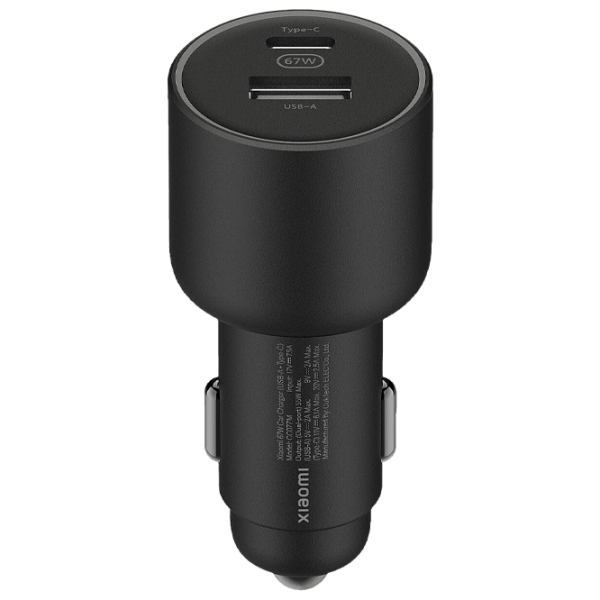 Автомобильное зарядное устройство Xiaomi BHR6814GL (67 Вт) Черный 2 A / Черный photo 1