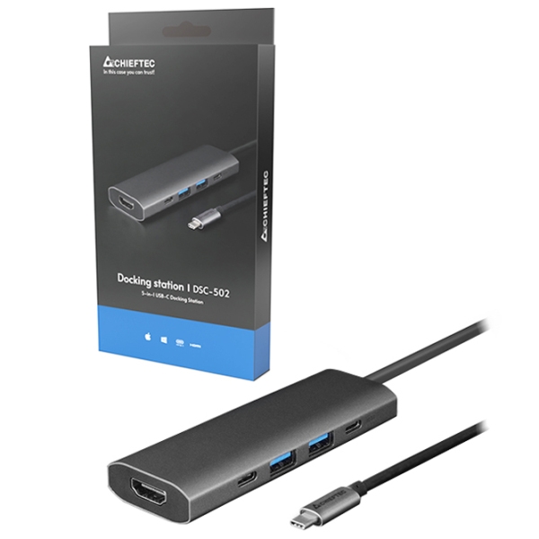 Adapter Chieftec DSC-502 Grey USB Type-C photo 7