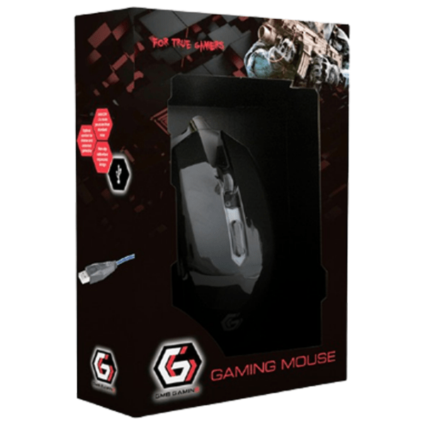 Mouse Gembird MUSG-001-B Black Cu fir / 2400 dpi photo 4