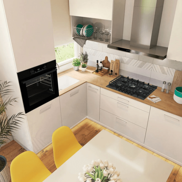 Plită încorporabilă pe gaz Gorenje GTW 7C51B Black Oțel emailat, Gratare: Fontă photo 5