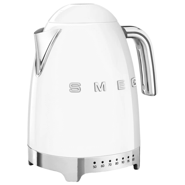 Электрочайник Smeg KLF04WHEU Белый 2400 Вт, 1.7л, Внутреннее покрытие: Нержавеющая сталь photo 1