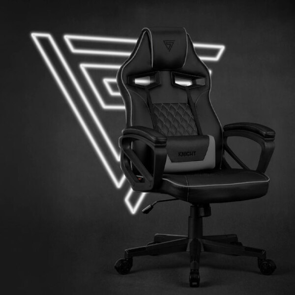 Scaun Gaming SENSE7 Knight Black Gray  photo 6