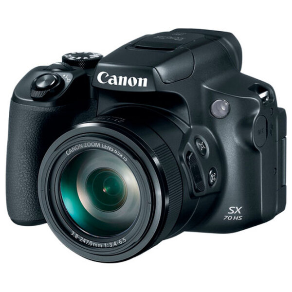Cameră foto Canon PS SX70 HS UK + Black CMOS, 20.3 MP, f/ 3.5 - f/ 6.5 photo 2