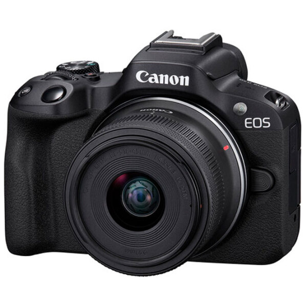 Cameră foto Canon EOS R50 RF-S 18-45 f/ 4.5-6.3 IS STM + RF-S 18-45 f/ 4.5-6.3 IS STM Kit Black CMOS, 24.2 MP, f/ 4.5 - f/ 6.3 photo 2