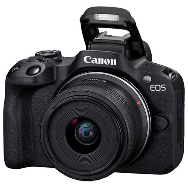 Cameră foto Canon EOS R50 RF-S 18-45 f/ 4.5-6.3 IS STM + RF-S 18-45 f/ 4.5-6.3 IS STM Kit Black CMOS, 24.2 MP, f/ 4.5 - f/ 6.3 photo 3