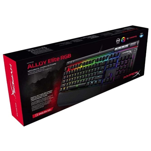 Клавиатура HyperX Alloy Elite RGB Cherry MX Blue Черный Игровой, Проводная photo 6