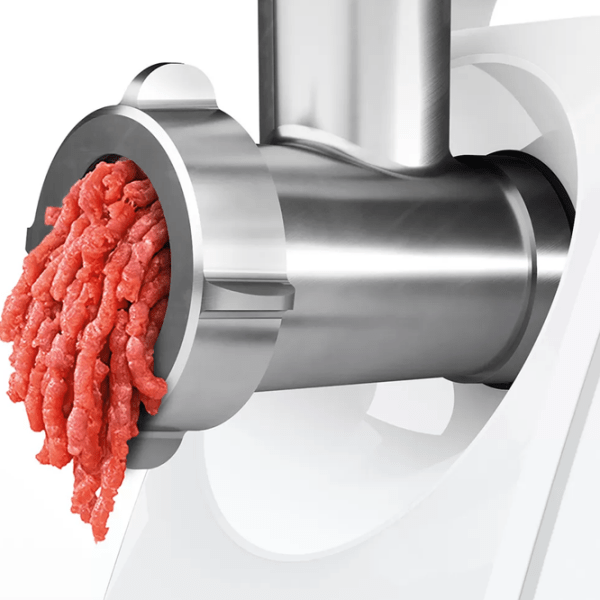 Mașină de tocat carne Bosch MFW3910W White 500 W/ 1900 W, 2.3 kg/ min photo 2