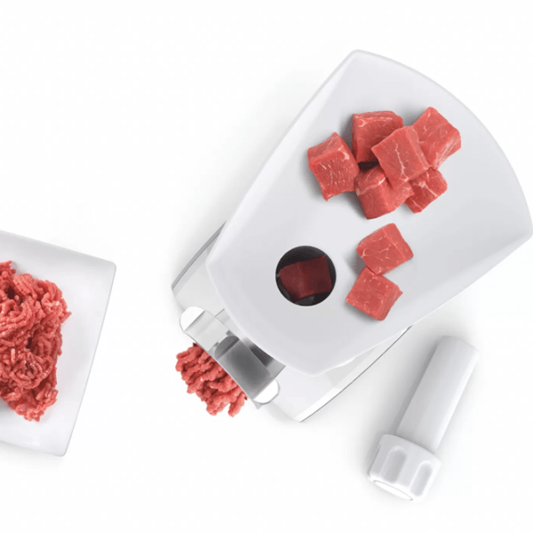 Mașină de tocat carne Bosch MFW3910W White 500 W/ 1900 W, 2.3 kg/ min photo 5