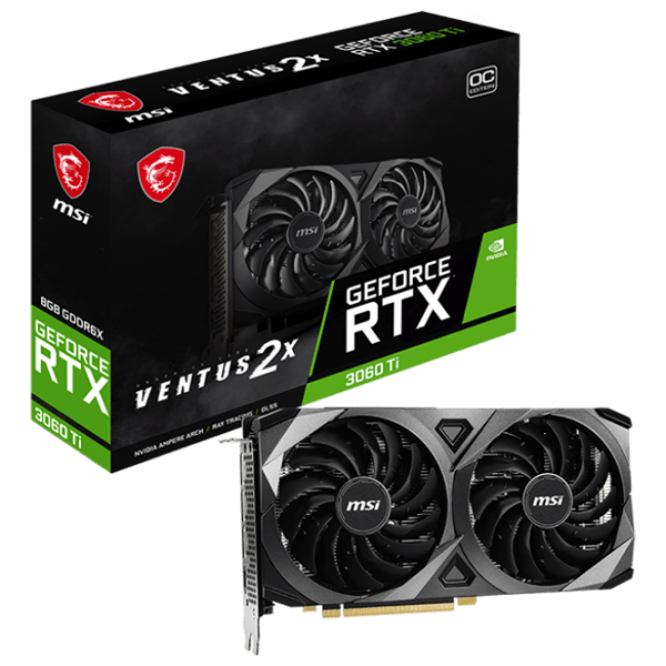 Placă video MSI GeForce RTX 3060 Ti VENTUS 2X 8GD6X OC 8 GB  photo 5