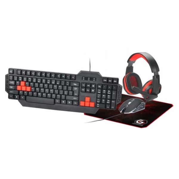 Set Gembird GGS-UMG4-01 Black Gaming, Cu fir photo 2