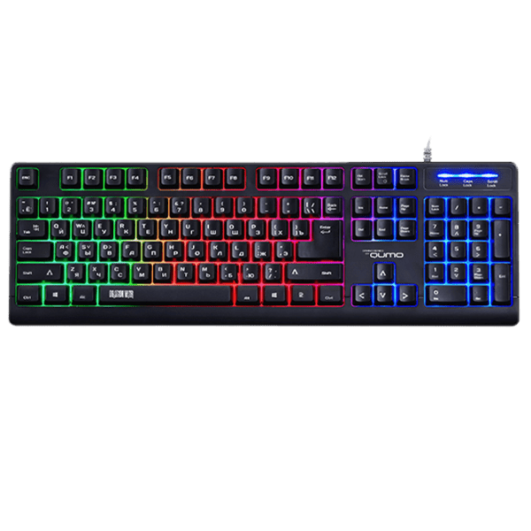 Tastatură Qumo Epic K42 Black Gaming, Cu fir photo 1