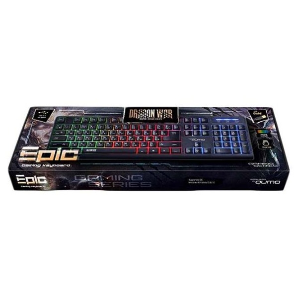 Tastatură Qumo Epic K42 Black Gaming, Cu fir photo 2