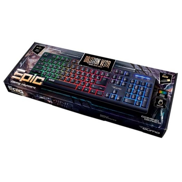 Tastatură Qumo Epic K42 Black Gaming, Cu fir photo 3