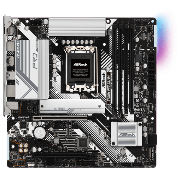 Материнская плата ASRock B760M PRO RS/ D4 mATX  photo 1