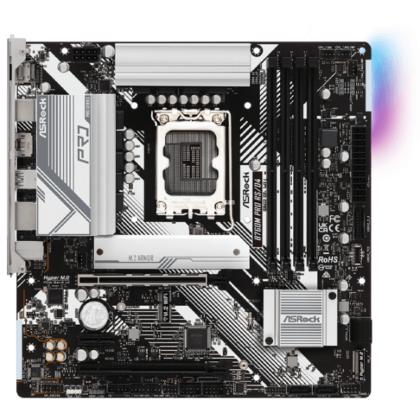 Материнская плата ASRock B760M PRO RS/ D4 mATX  photo 2