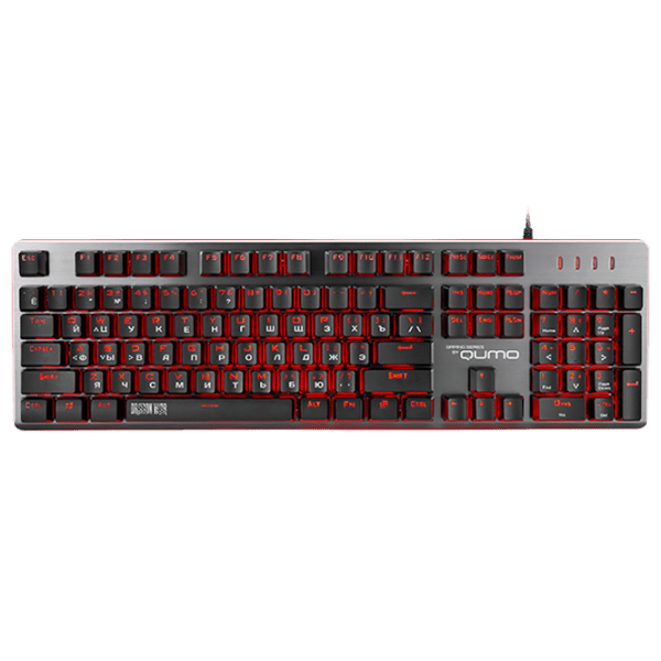 Tastatură Qumo Rebellion Silver Gaming, Cu fir photo 1