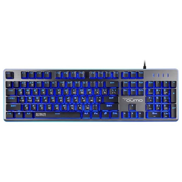 Tastatură Qumo Rebellion Silver Gaming, Cu fir photo 2