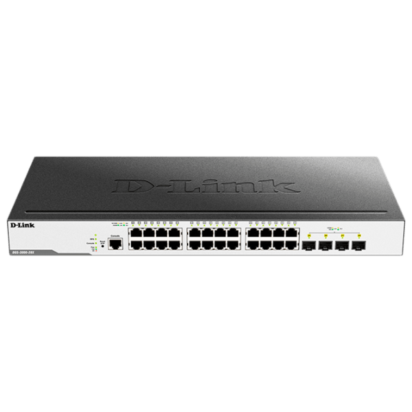 Switch D-Link DGS-3000-28X/ B1A Black 128 Gbit/ s photo 1