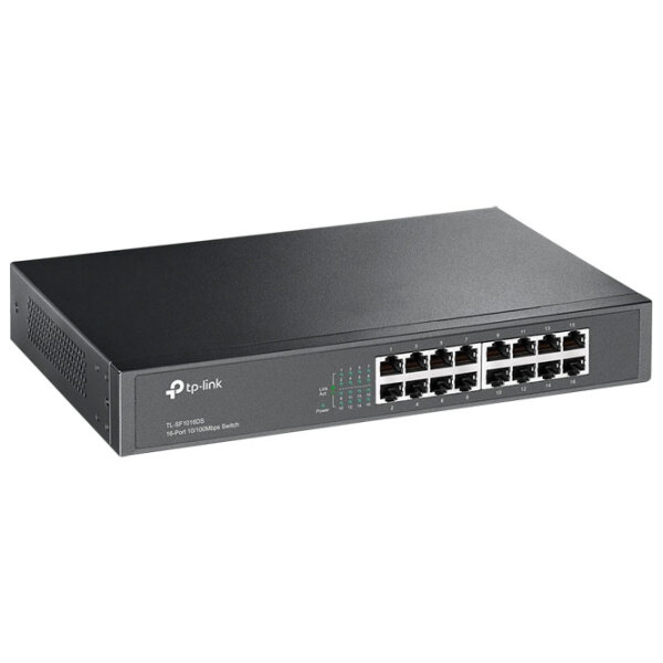 Switch TP-Link TL-SF1016DS Black 3.2 Gbit/ s photo 2