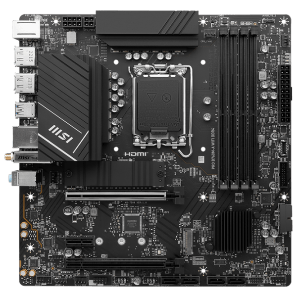 Материнская плата MSI PRO B760M-A WIFI mATX  photo 1