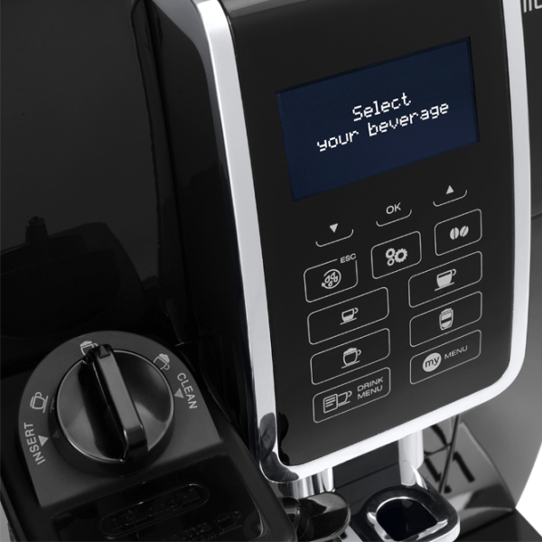 Aparat de cafea DeLonghi ECAM359.55B Black 1450 W, 1.8 l, Bloc termic photo 3