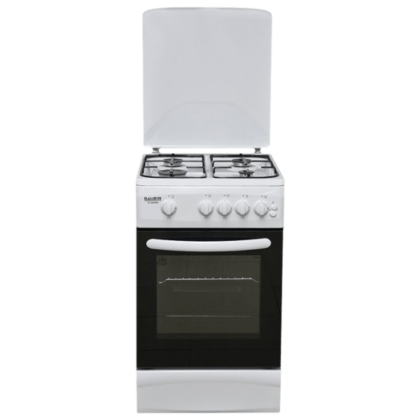 Aragaz Bauer TG 5640 WI White Tipul plitei: Pe gaz, 52 l, Tipul cuptorului: Pe gaz photo 1