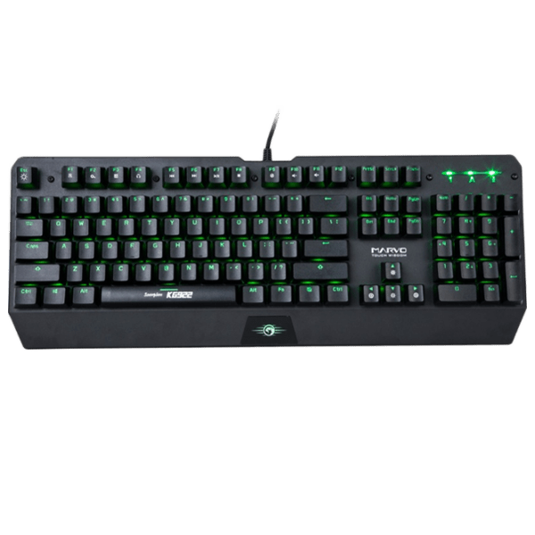 Tastatură Marvo K922 Green Gaming, Cu fir photo 1