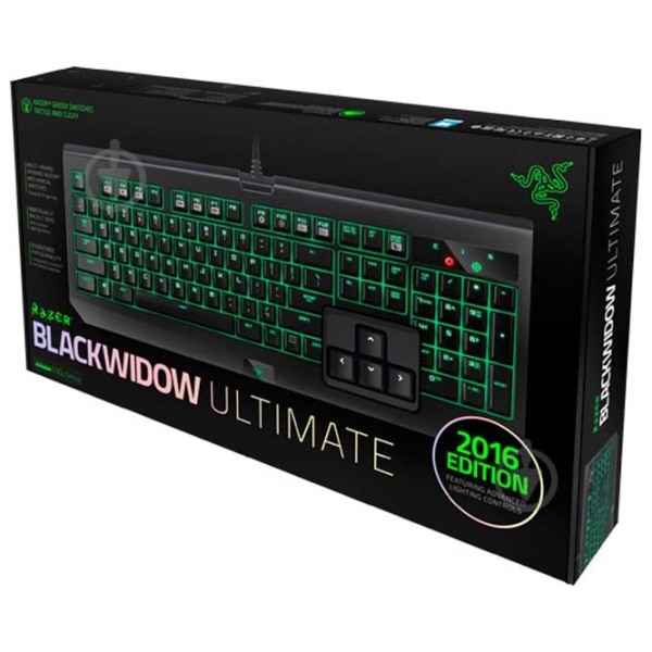 Tastatură Razer BlackWidow Ultimate 2016 Black Gaming, Cu fir photo 5