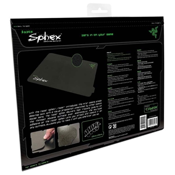 Covoraș pentru mouse Razer Sphex Black  photo 5