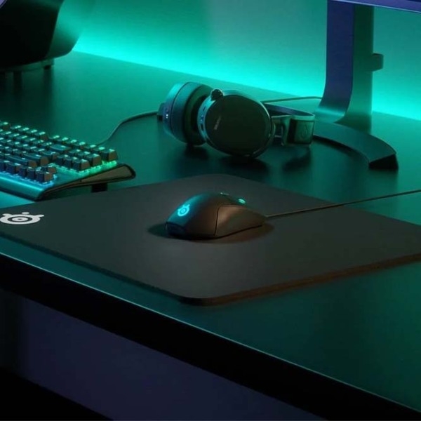 Covoraș pentru mouse Steelseries QcK Black 400 x 450 x 6 mm photo 6