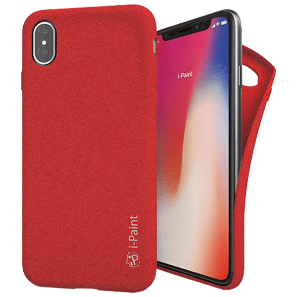 Чехол для смартфона Apple iPhone X (UltraFlexible) Красный i-Paint, TPU, Back photo 1