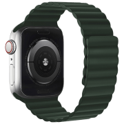 Ремешок Apple Watch WA07 Flexible series magnetic strap Зеленый Силикон, 42, 44, 45, 49 мм