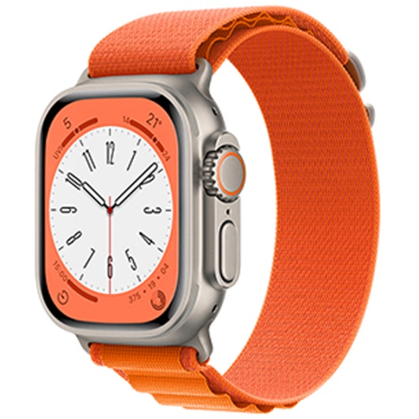 Ремень Apple Watch WA13 Original series alpine loop nylon strap Оранжевый Nailon, 42, 44, 45, 49 мм photo 2