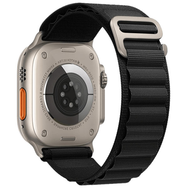 Ремень Apple Watch WA13 Original series alpine loop nylon strap Черный Nailon, 42, 44, 45, 49 мм photo 1