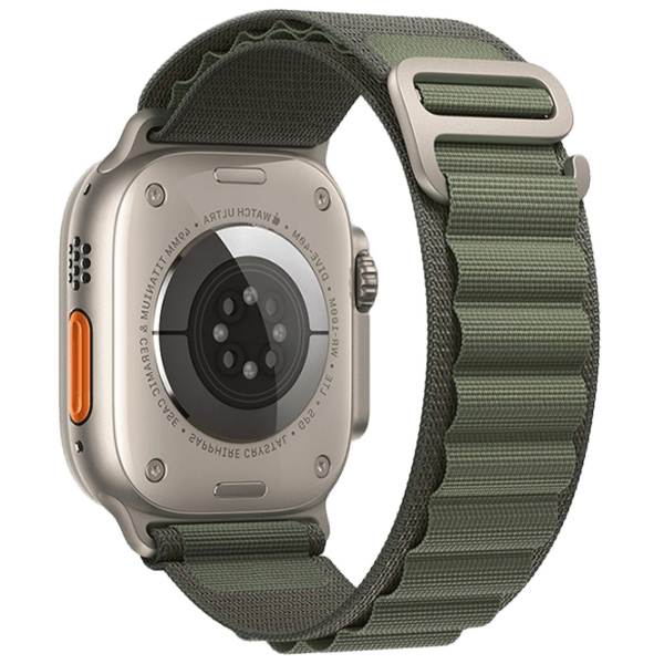 Ремень Apple Watch WA13 Original series alpine loop nylon strap Зелёный Nailon, 42, 44, 45, 49 мм photo 1