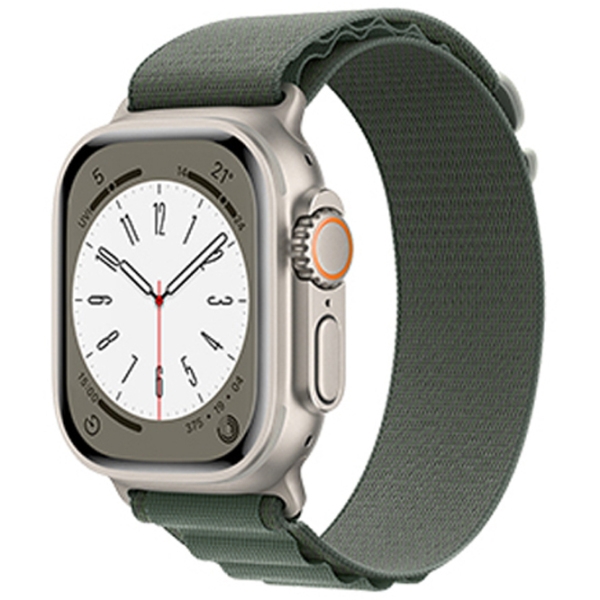 Ремень Apple Watch WA13 Original series alpine loop nylon strap Зелёный Nailon, 42, 44, 45, 49 мм photo 2