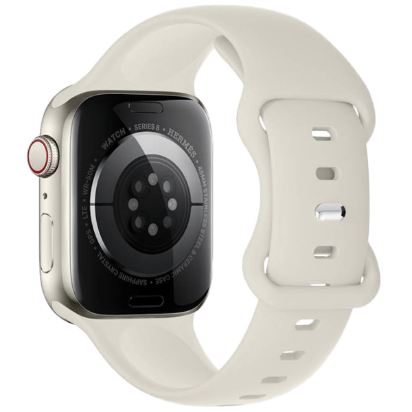 Curelușă Apple Watch WA15 Flexible series 8-character buckle solid color silicone strap Star color Silicon, 38, 40, 41 mm photo 1