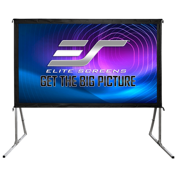 Ecran pentru proiector EliteScreens OMS100H2 100" (16:9) White Pe podea, Lățime ecran: 222 cm, &Icirc;nălțime ecran: 125 cm photo 1