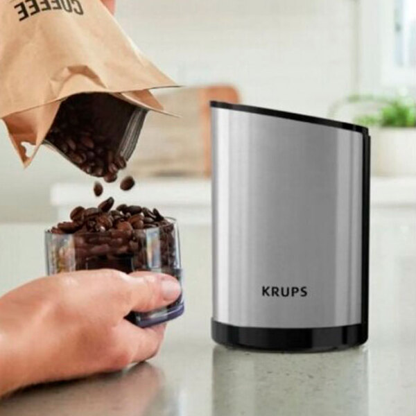 Кофемолка KRUPS GX204D10 Серебристый  photo 4