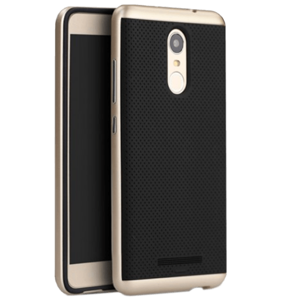 Чехол для смартфона Xiaomi Redmi Note 4X (Slim Armor) Черный Золотой Screen Geeks, TPU/ PP, Back photo 1