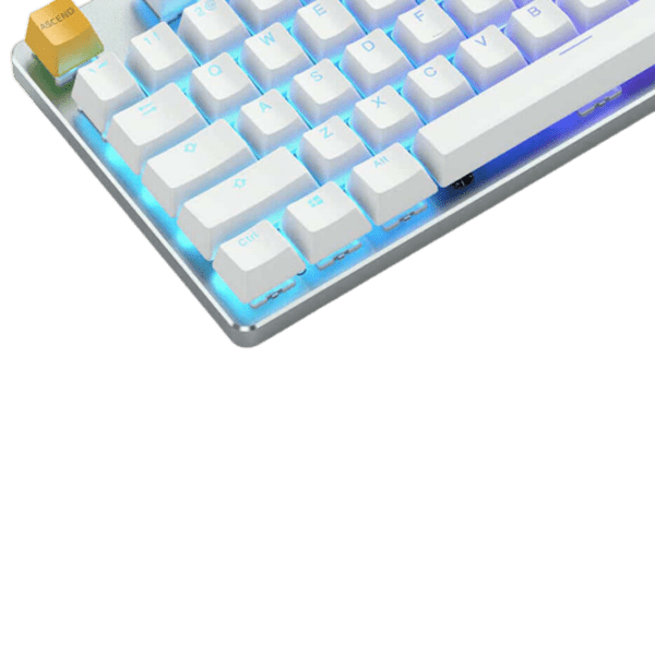 Tastatură Glorious GMMK TENKEYLESS White Gaming, Cu fir photo 4