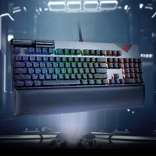 Tastatură Asus ROG Strix Flare II Black Gaming, Cu fir photo 10