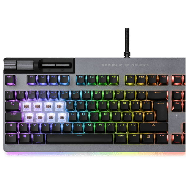 Tastatură Asus ROG Strix Flare II Animate Gunmetal Gaming, Cu fir photo 8
