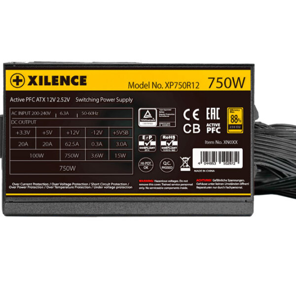 Блок питания Xilence XP750R12.ARGB 750 Вт Черный  photo 6