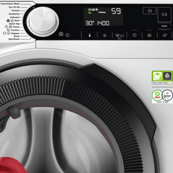 Mașină de spălat AEG LFR83844VE White 8 kg, 1400 rpm, A photo 2